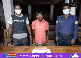 ভোলার পূর্ব ইলিশা থেকে মাদক ব্যবসায়ী গ্রেফতার