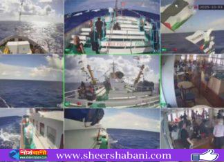 শহিদুল আলমদের ‘কনশানস’সহ ফ্লোটিলার সব জাহাজ আটকের দাবি ইসরায়েলের