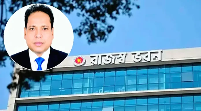 ভারমুক্ত হলেন এনবিআর চেয়ারম্যান